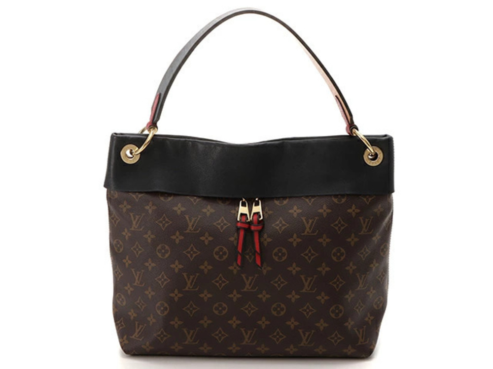 LOUIS VUITTON Tuileries Hobo Monogram Noir Black Shoulder Bag